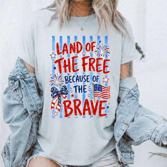LAND OF THE FREE - DTF TRANSFER