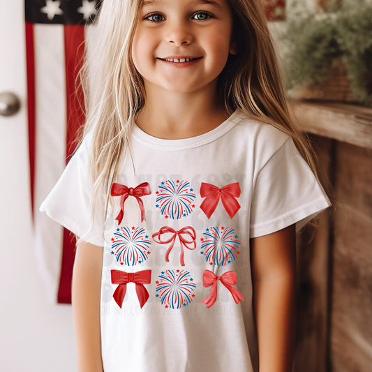 FIREWORKS AND BOWS - DTF TRANSFER