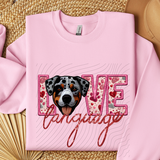 CATAHOULA LEOPARD, FAUX EMBROIDERY & FAUX SEQUINS - DTF TRANSFER