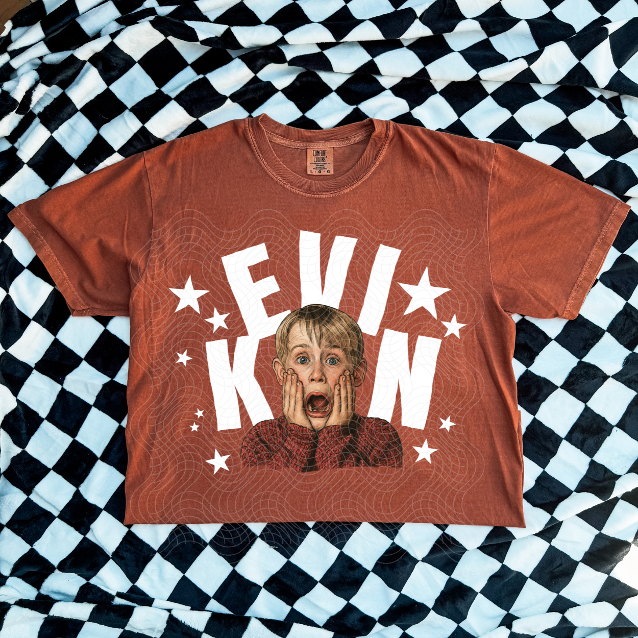 KEVIN WHT - DTF TRANSFER