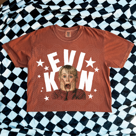 KEVIN WHT - DTF TRANSFER