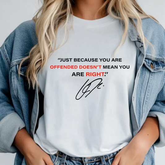 DOESN'T MEAN YOU ARE RIGHT - DTF TRANSFER