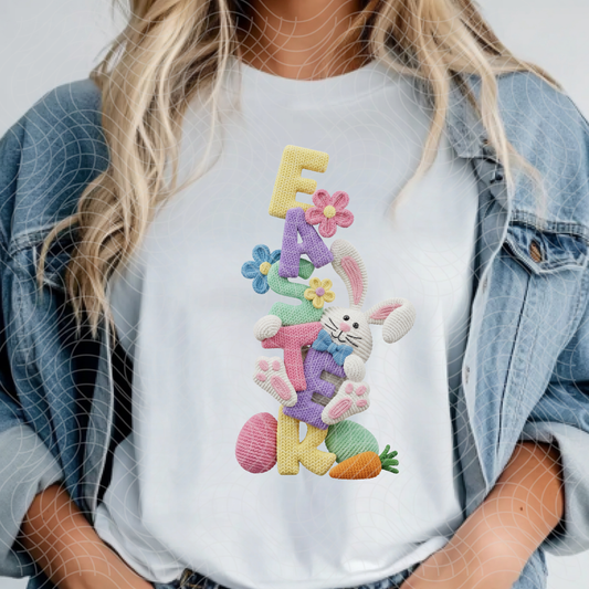 FAUX YARN EASTER STACK - DTF TRANSFER