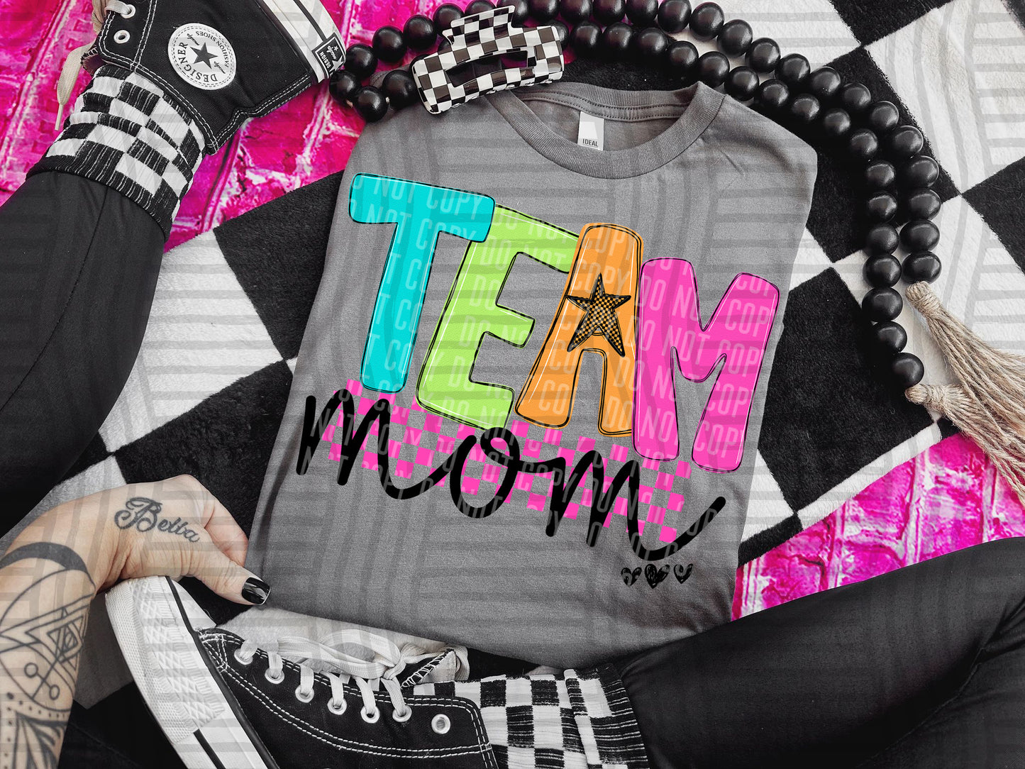 TEAM MOM - DTF TRANSFER