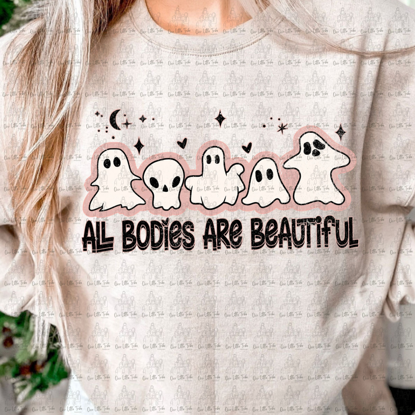 ALL BODIES ARE BEAUTIFUL - DISTRESSED - DTF TRANSFER