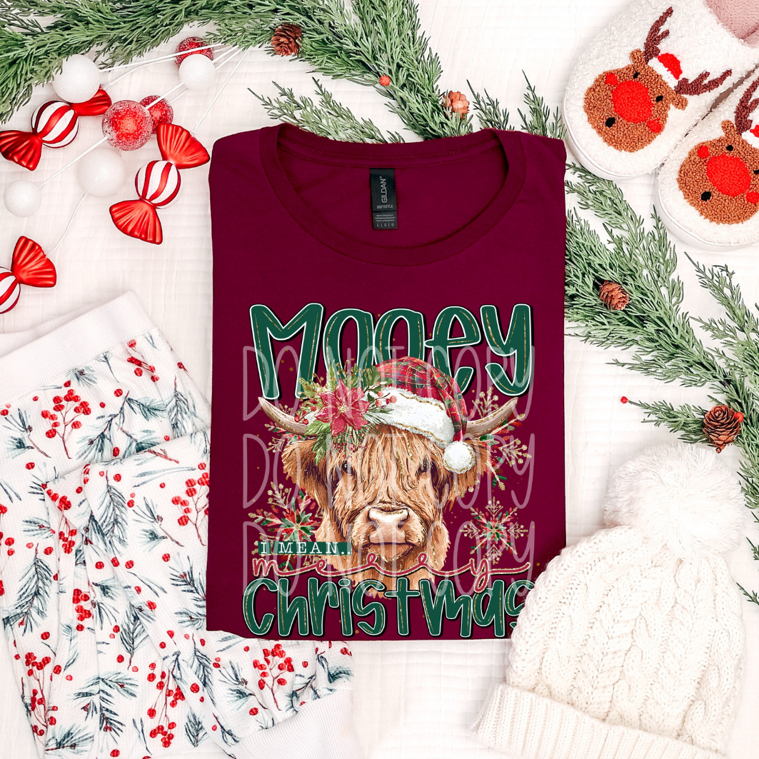 MOOEY CHRISTMAS - DTF TRANSFER