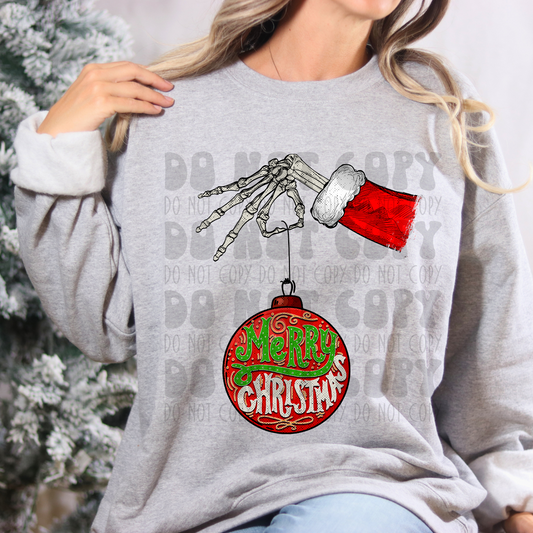 MERRY CHRISTMAS BULB - DTF TRANSFER