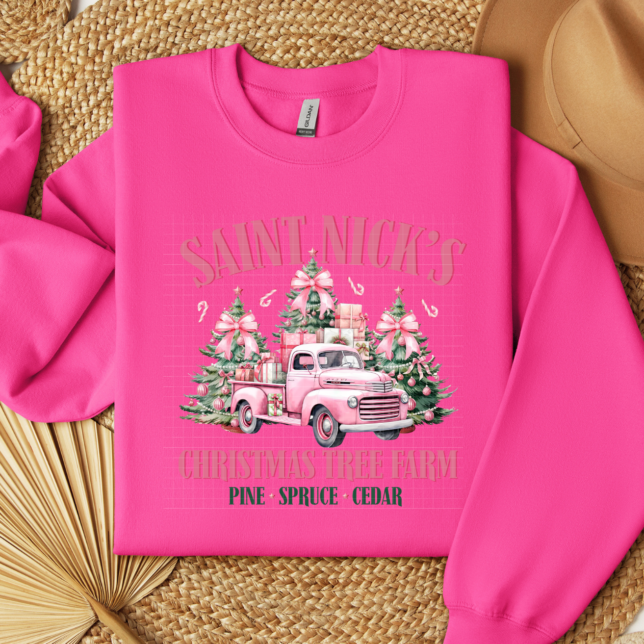 PINK SAINT NICK'S - DTF TRANSFER