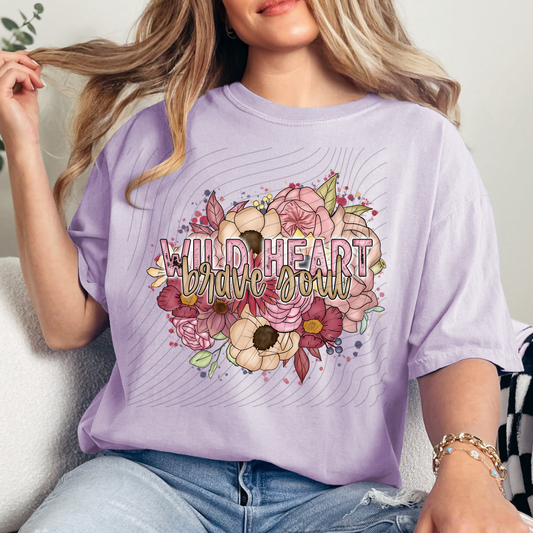 WILD HEART, BRAVE SOUL - DTF TRANSFER