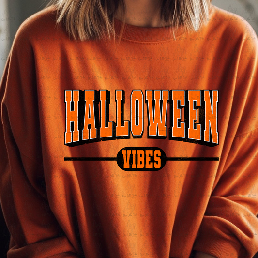 HALLOWEEN VIBES ORANGE - DTF TRANSFER
