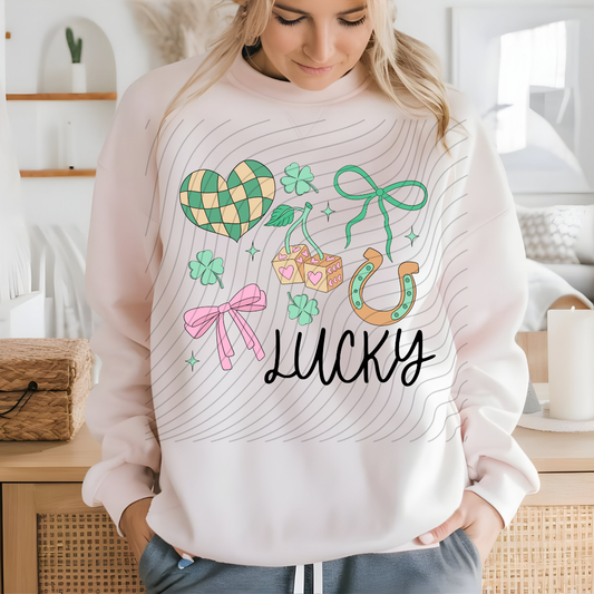 LUCKY COLLAGE  - DTF TRANSFER
