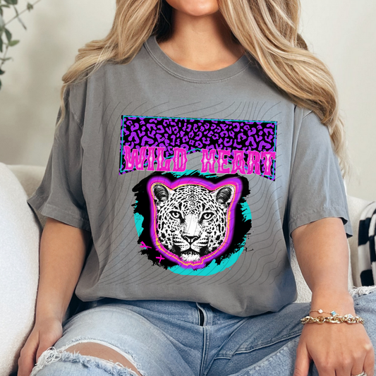 WILD HEART LEOPARD - DTF TRANSFER
