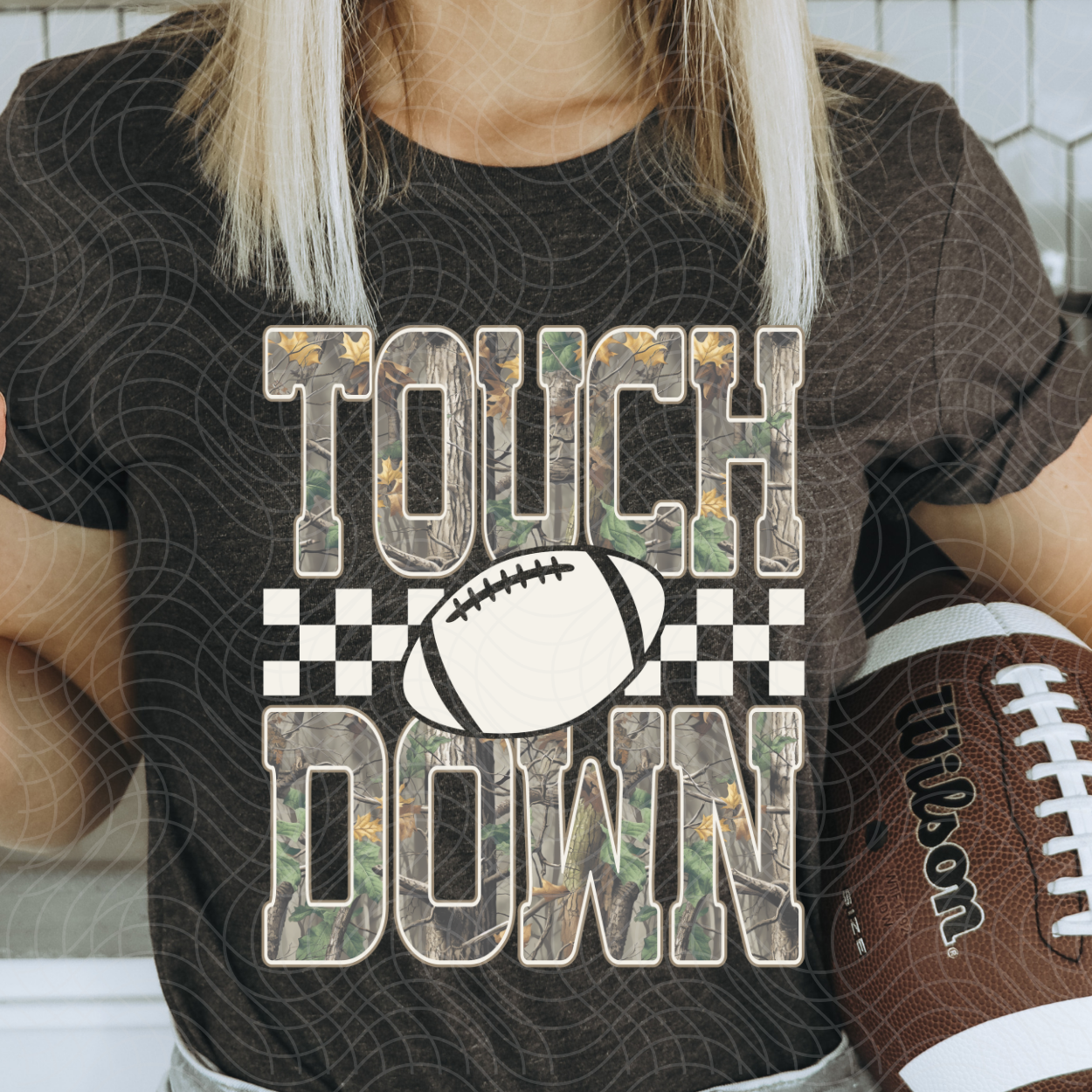 CAMO TOUCH DOWN CREAM- DTF TRANSFER