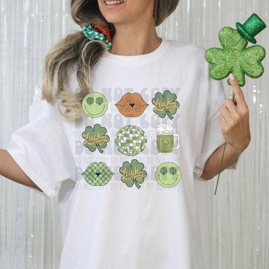 ST PATRICKS COLLAGE NO DISTRESS - DTF TRANSFER