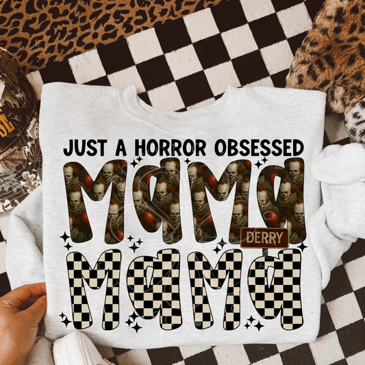HORROR OBSESSED MAMA - DTF TRANSFER