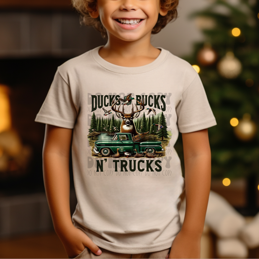 DUCKS BUCKS N TRUCKS - DTF TRANSFER