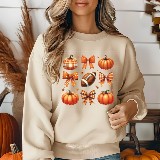 PUMPKINS & BOWS - DTF TRANSFER