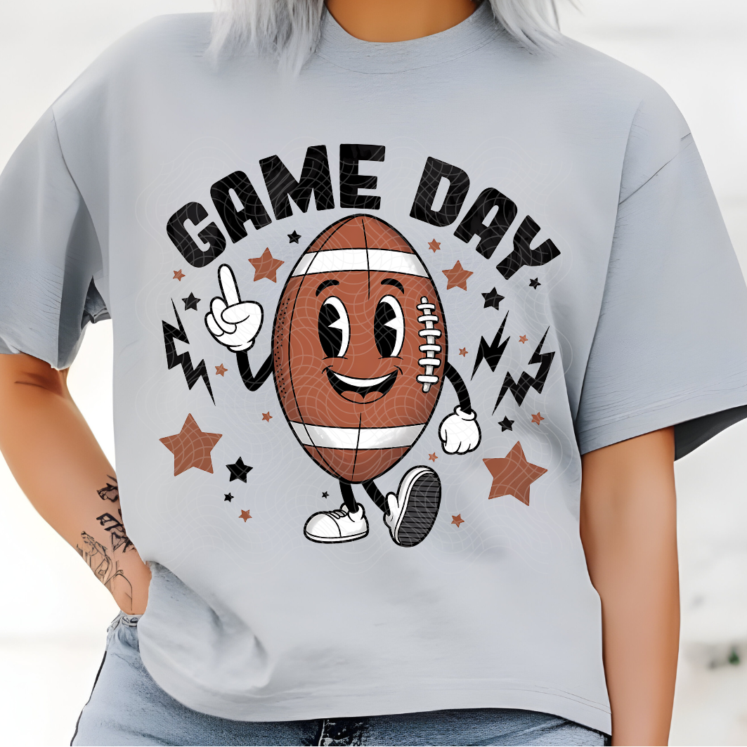 GAME DAY GROOVY FOOTBALL - DTF TRANSFER