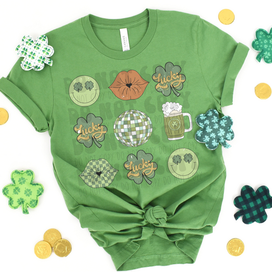 ST PATRICKS COLLAGE DISTRESSED - DTF TRANSFER
