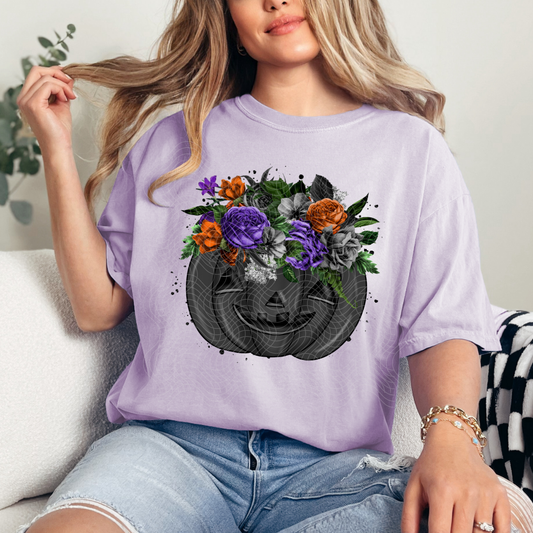 FLORAL PUMPKIN - DTF TRANSFER