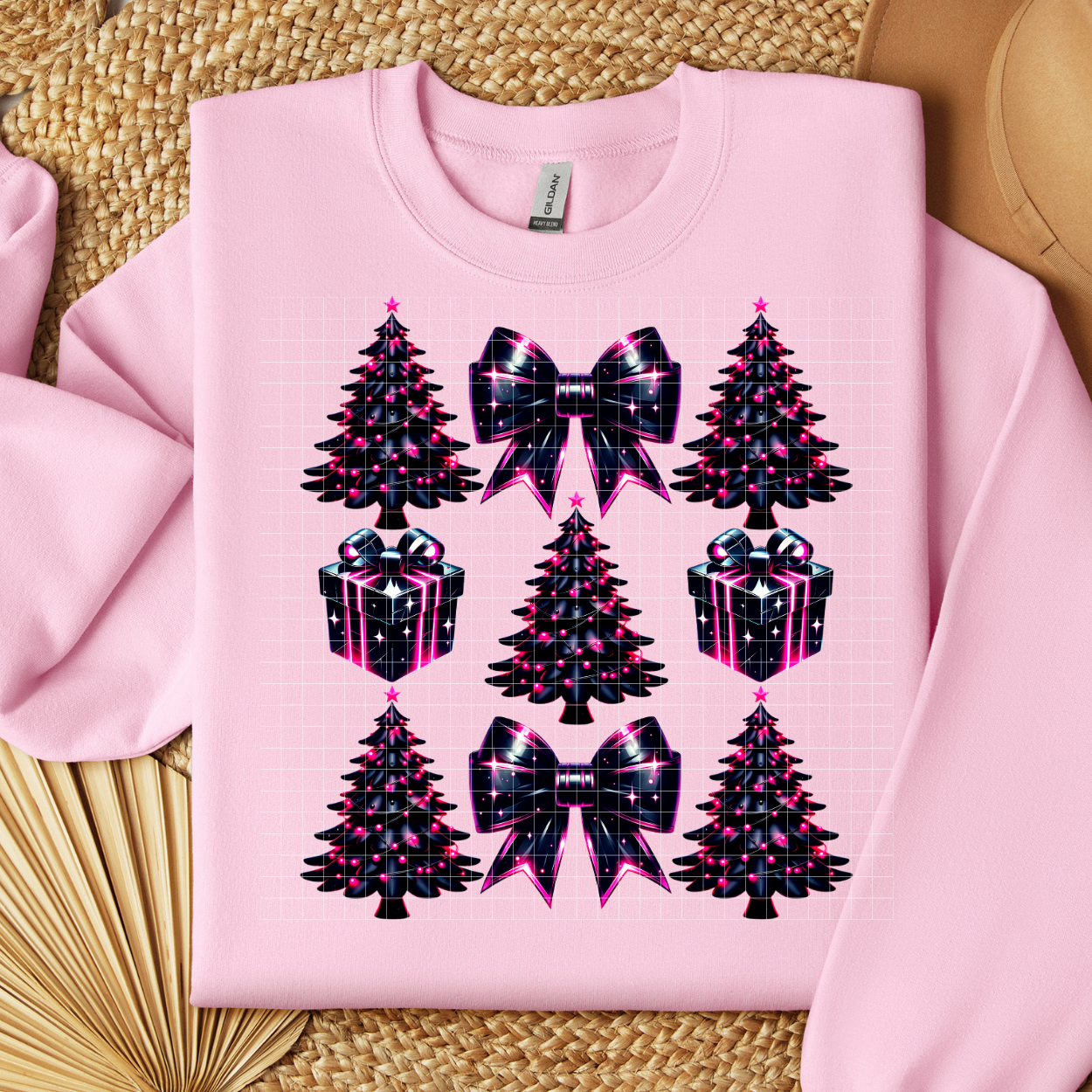 BLK TREE PRESENT COLLAGE - DTF TRANSFER