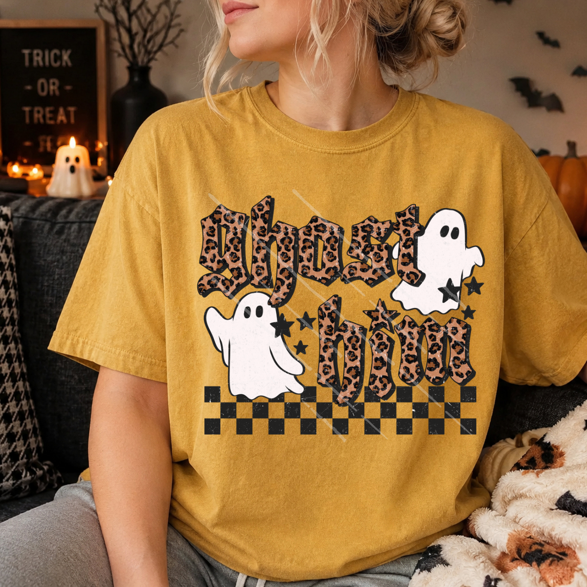 GHOST HIM LEOPARD - DTF TRANSFER