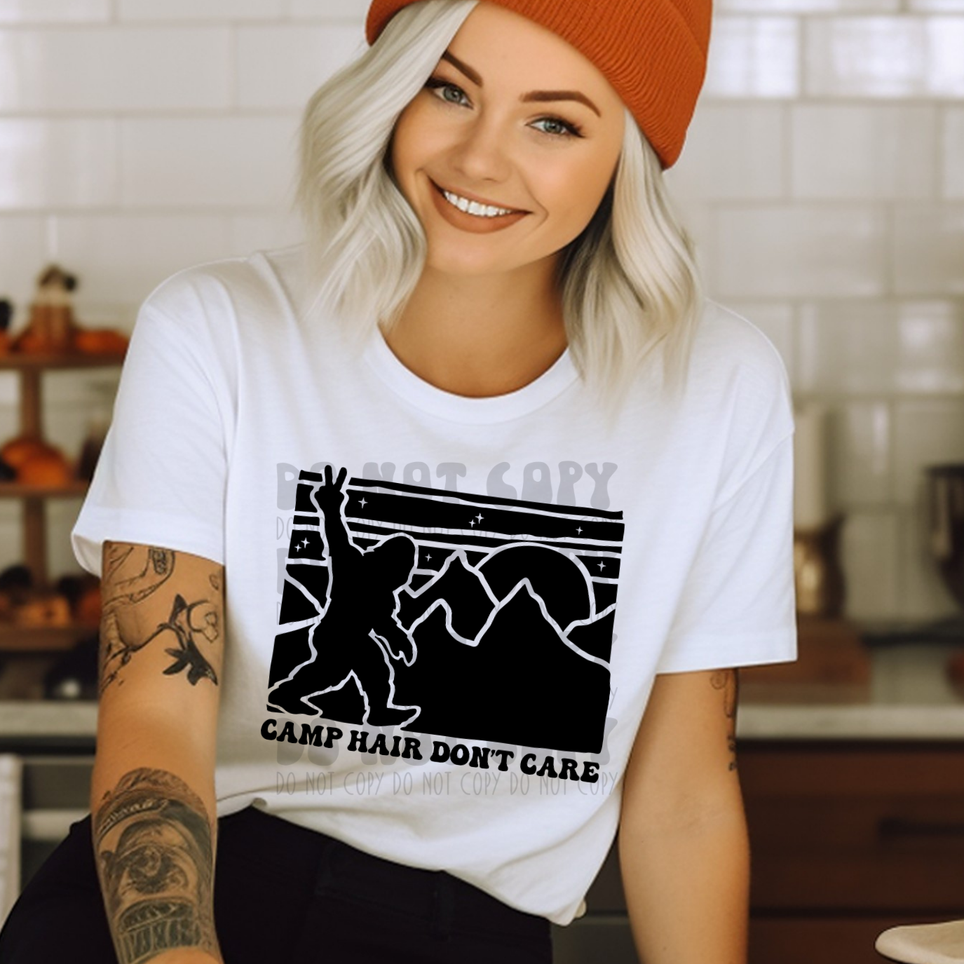 CAMP HAIR DON'T CARE - DTF TRANSFER