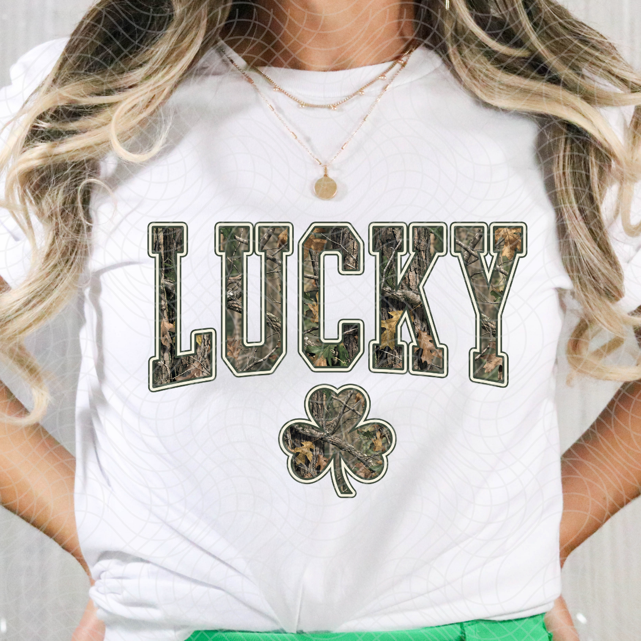 LUCKY CAMO - DTF TRANSFER
