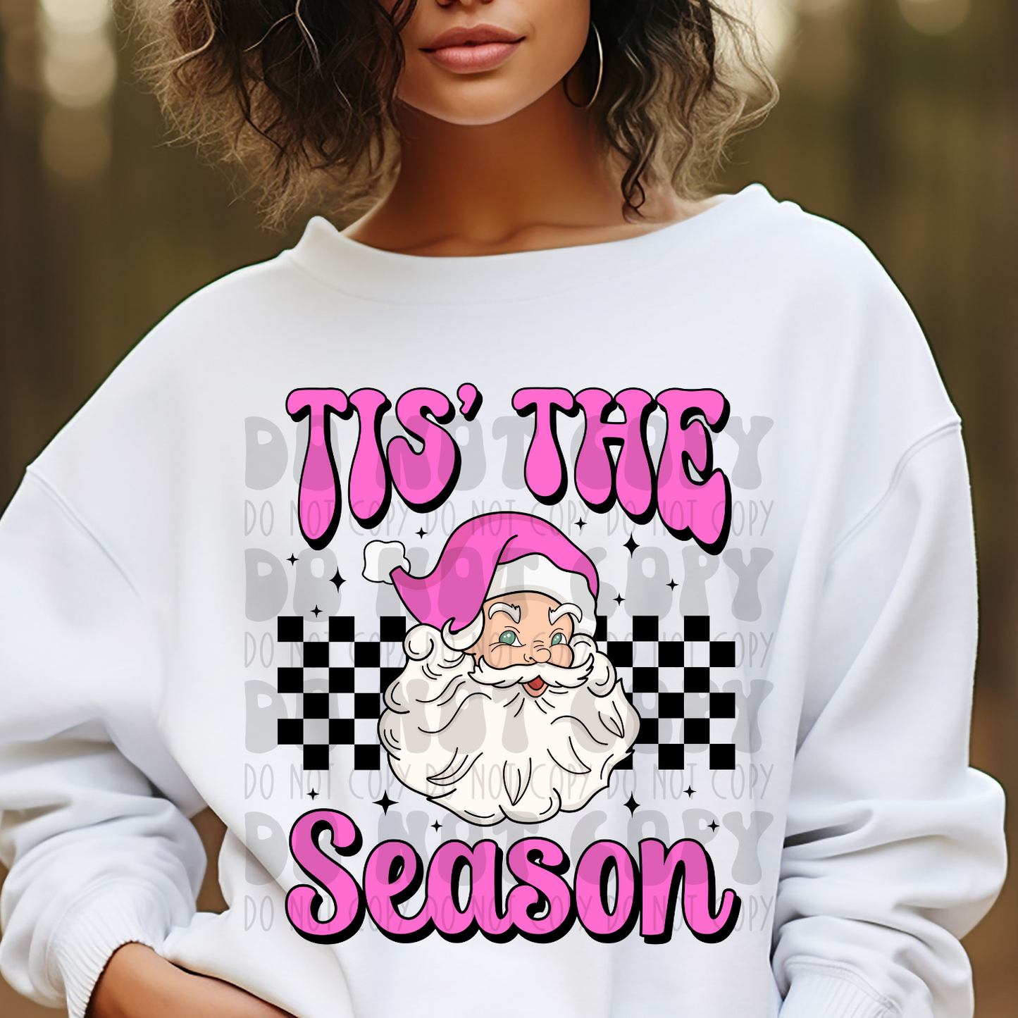 TIS THE SEASON SANTA - DTF TRANSFER
