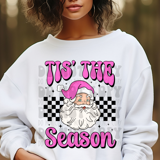 TIS THE SEASON SANTA - DTF TRANSFER