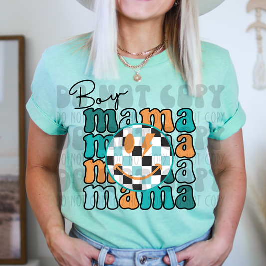 BOY MAMA STACKED - DTF TRANSFER