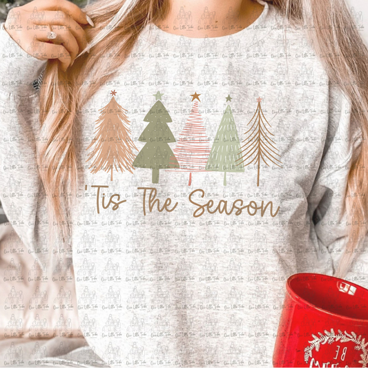'TIS THE SEASON ELEGANT TREES - DTF TRANSFER