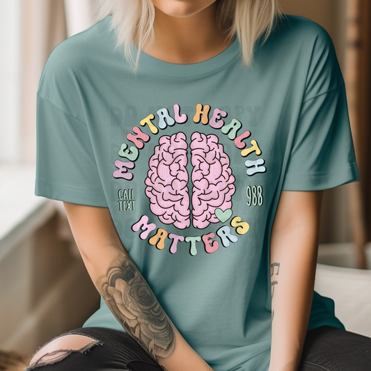 MENTAL HEALTH MATTERS CIRCLE - DTF TRANSFER