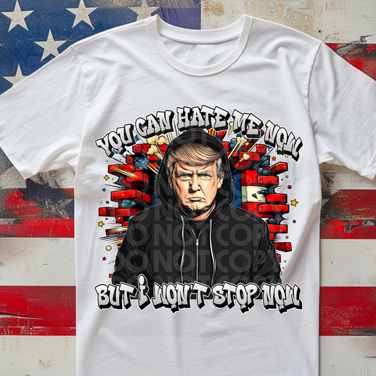 WON'T STOP NOW - DTF TRANSFER
