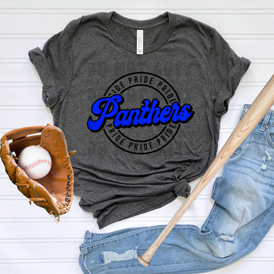 PANTHERS PRIDE CIRCLE - DTF TRANSFER