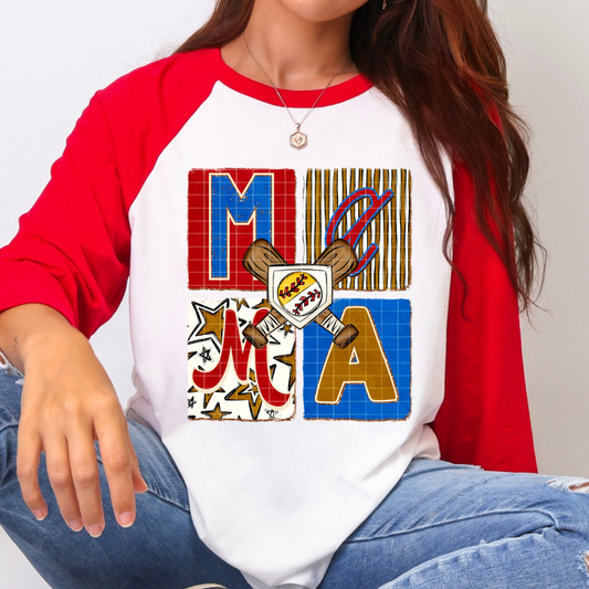 MAMA, SOFTBALL&BASEBALL - DTF TRANSFER