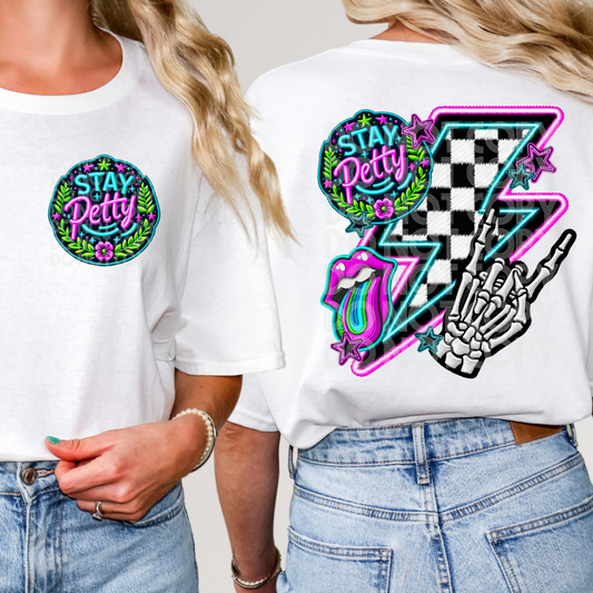 STAY PETTY W/POCKET - DTF TRANSFER