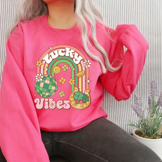 LUCKY VIBES RAINBOW - DTF TRANSFER