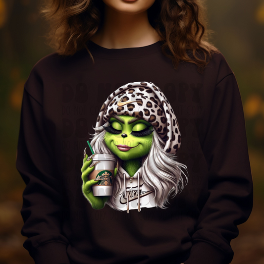 LEOPARD GREEN GUY - DTF TRANSFER