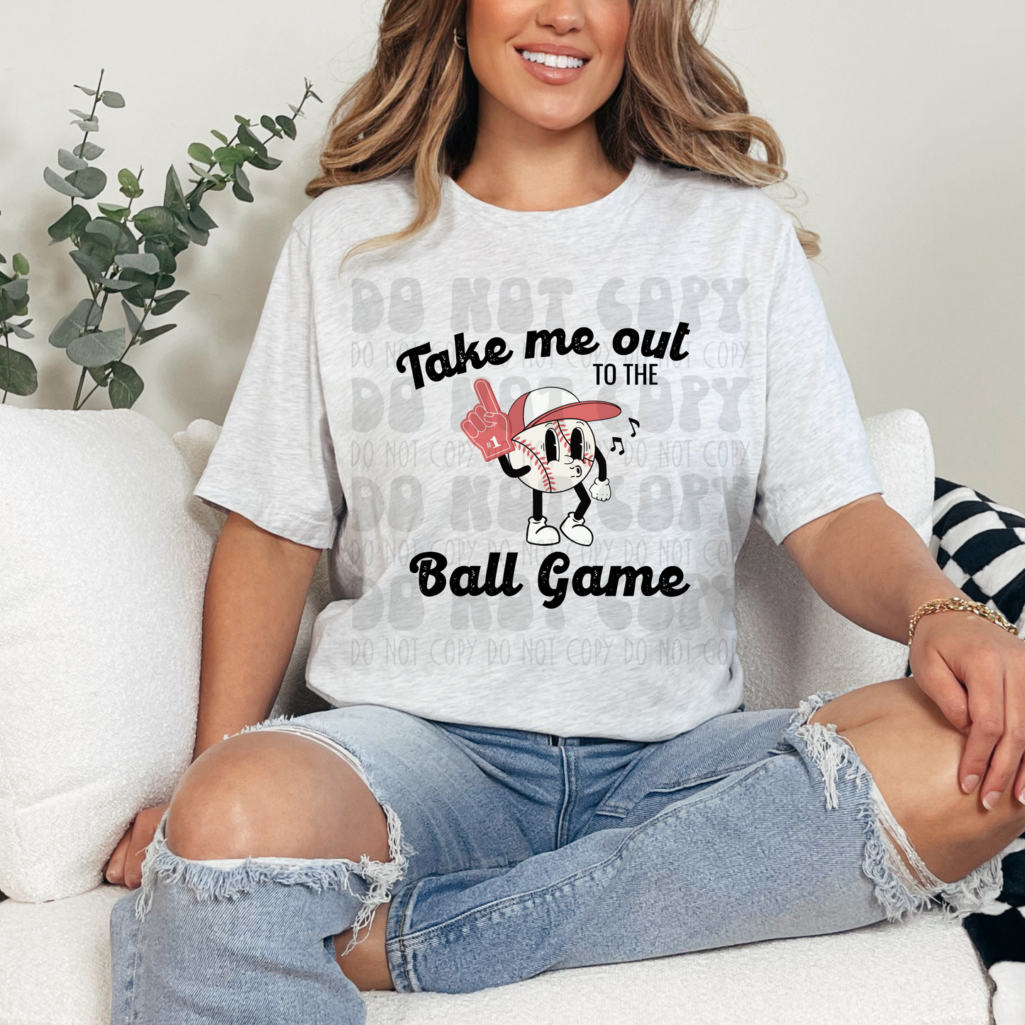TAKE ME OUT TO THE BALLGAME - DTF TRANSFER