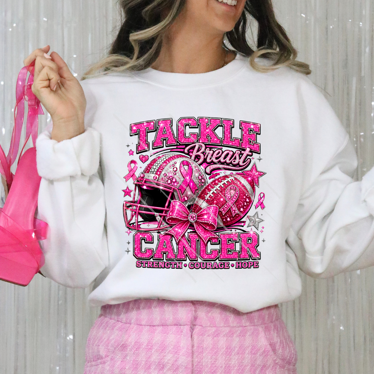 TACKEL BREAST CANCER - DTF TRANSFER