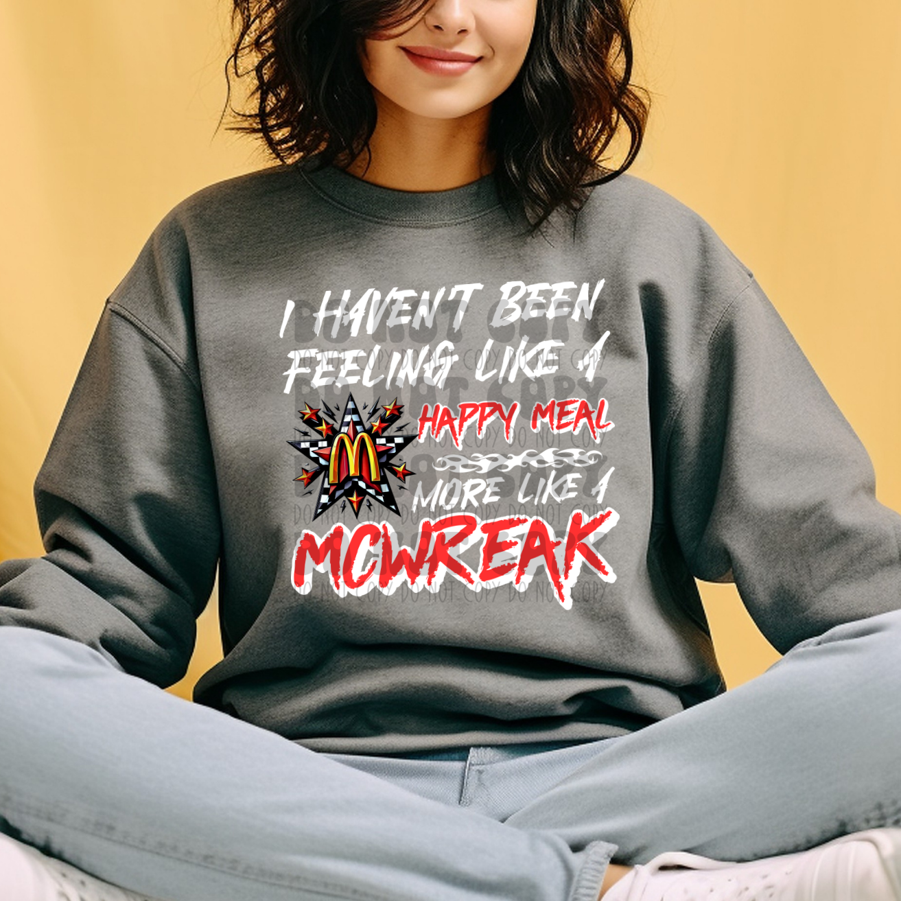 MCWRECK, WHT - DTF TRANSFER