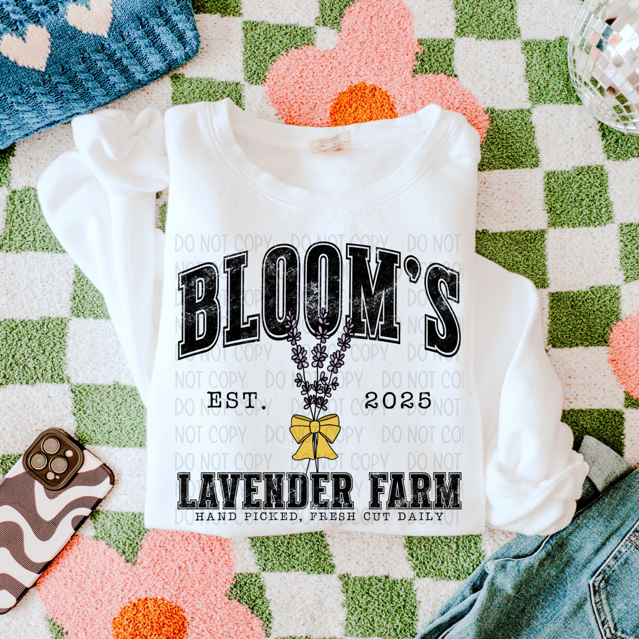 BLOOMS LAVENDER FARM - DTF TRANSFER