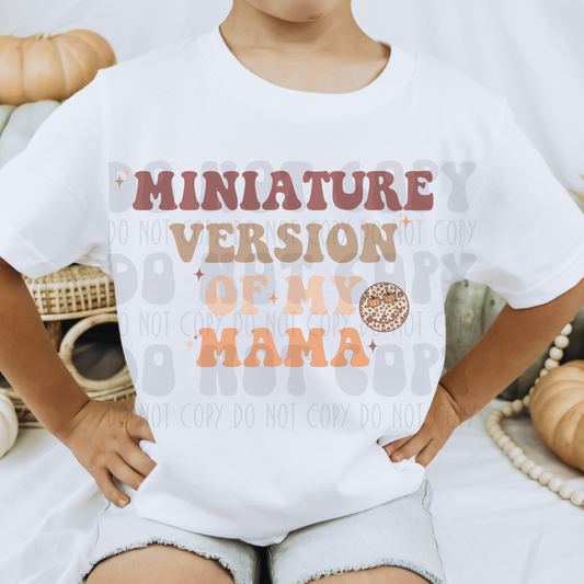 MINIATURE VERSION OF MY MAMA BROWNS - DTF TRANSFER