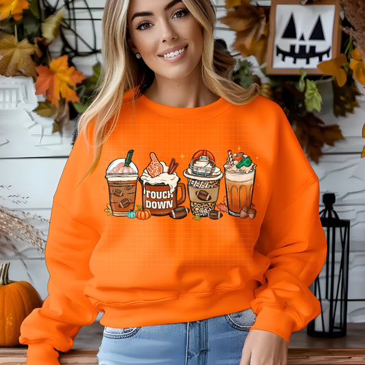 TOUCH DOWN LATTES - DTF TRANSFER