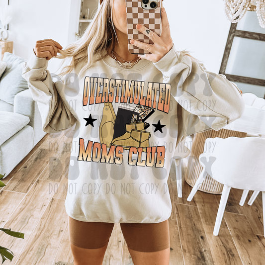 OVERSTIMULATED MOMS CLUB - DTF TRANSFER