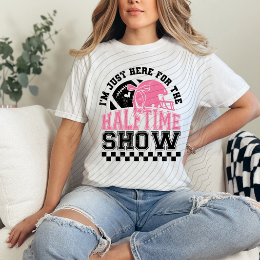FOOTBALL SHOW BLK/PINK DISTRESSED - DTF TRANSFER