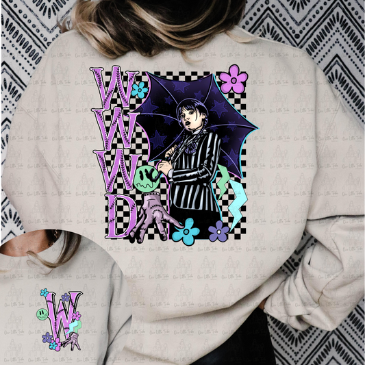 WEDNESDAY WWWD W/ POCKET - DTF TRANSFER