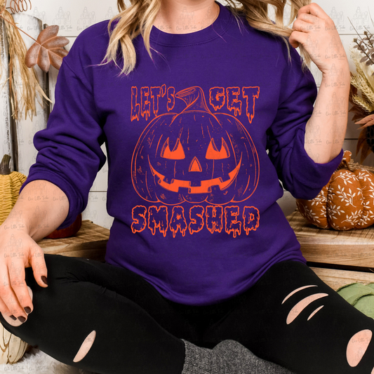 LET'S GET SMASHED - ORANGE - DTF TRANSFER