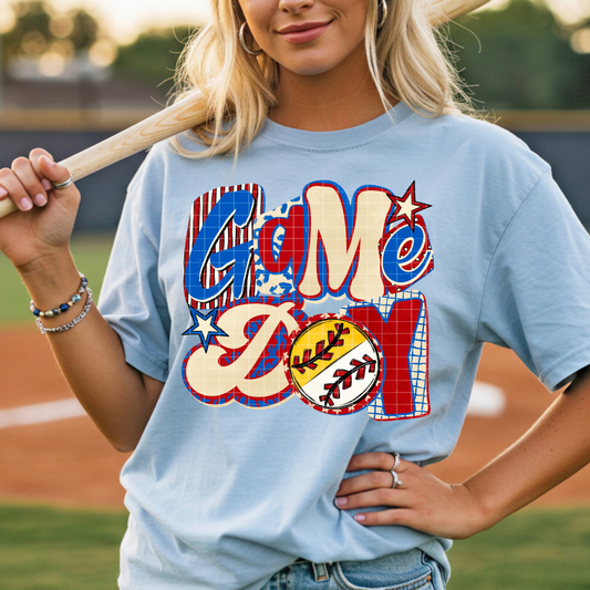 GAME DAY, SOFTBALL&BASEBALL - DTF TRANSFER